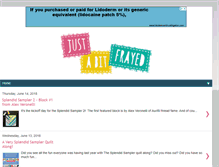 Tablet Screenshot of justabitfrayed.com